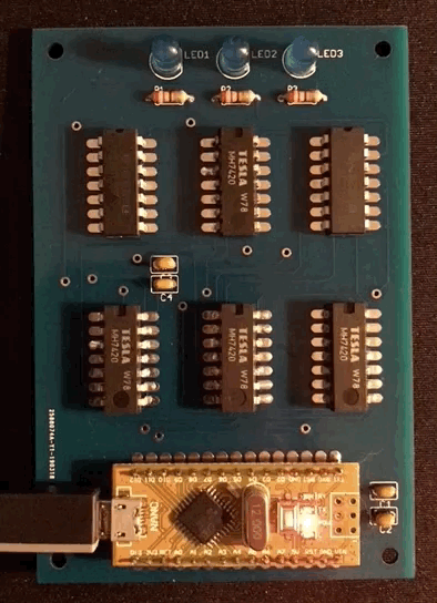 Animated 3-bit counter project demo